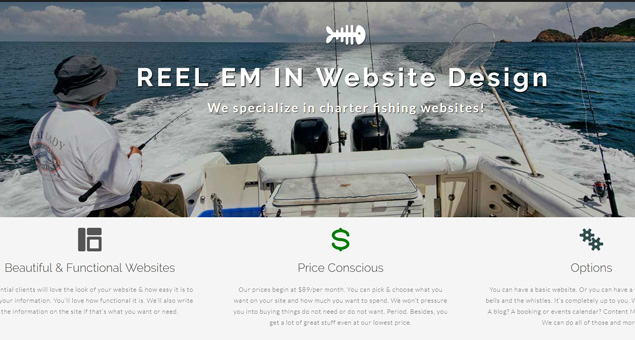 Reel Em In Website Design